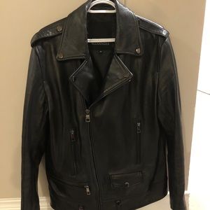 Brandon Alexander Leather Sheepskin Jacket (M)